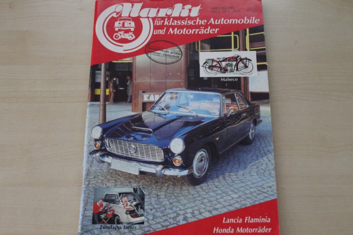 Deckblatt Oldtimer Markt (05/1985)